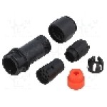 Conector circular, mama, 10 pini, BULGIN - PXP4011/10S/4550