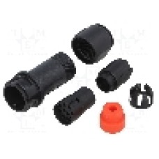 Conector circular, mama, 10 pini, BULGIN - PXP4011/10S/4550