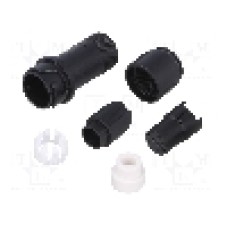 Conector circular, mama, 10 pini, BULGIN - PXP4011/10S/6065