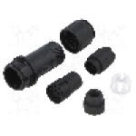 Conector circular, mama, 10 pini, BULGIN - PXP4011/10S/6570