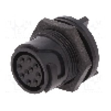 Conector circular, mama, 10 pini, BULGIN - PXP4013/10S