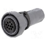 Conector circular, mama, 10 pini, BULGIN - PXP7010/10S/CR/0911