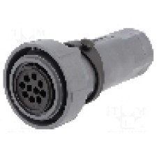 Conector circular, mama, 10 pini, BULGIN - PXP7010/10S/CR/0911