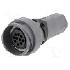 Conector circular, mama, 10 pini, BULGIN - PXP7011/10S/CR/0911