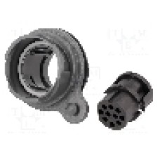 Conector circular, mama, 10 pini, BULGIN - PXP7012/10S/CR