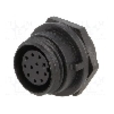 Conector circular, mama, 12 pini, BULGIN - PX0412/12S