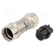 Conector circular, mama, 16 pini, BULGIN - PXM6011/16S/CR/0910