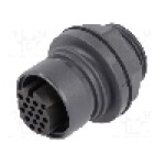 Conector circular, mama, 16 pini, BULGIN - PXP6012/16S/CR