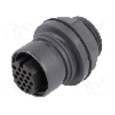 Conector circular, mama, 16 pini, BULGIN - PXP6012/16S/CR