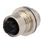 Conector circular, mama, 22 pini, BULGIN - PXM6012/22S/CR