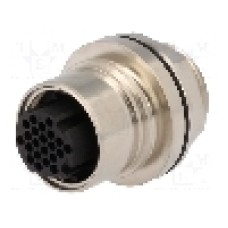 Conector circular, mama, 22 pini, BULGIN - PXM6012/22S/CR