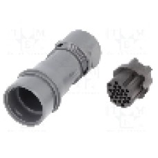 Conector circular, mama, 22 pini, BULGIN - PXP6011/22S/CR/0910