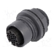 Conector circular, mama, 22 pini, BULGIN - PXP6012/22S/CR