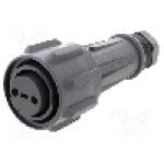 Conector circular, mama, 2 pini, BULGIN - EXP-0911/02/S Conector circular, mama, 2 pini, BULGIN - EXP-0911/02/S