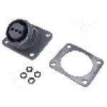 Conector circular, mama, 2 pini, BULGIN - EXP-0941/02/S