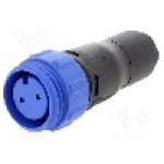 Conector circular, mama, 2 pini, BULGIN - PX0411/02S/4550
