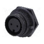 Conector circular, mama, 2 pini, BULGIN - PX0412/02S