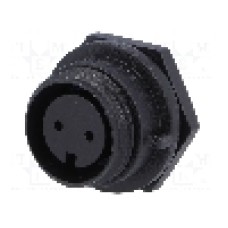Conector circular, mama, 2 pini, BULGIN - PX0412/02S