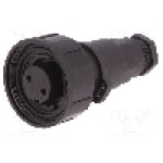 Conector circular, mama, 2 pini, BULGIN - PX0736/S