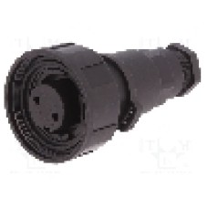 Conector circular, mama, 2 pini, BULGIN - PX0736/S