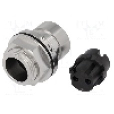 Conector circular, mama, 2 pini, BULGIN - PXM6012/02S/ST