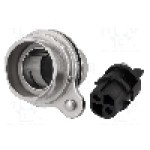 Conector circular, mama, 2 pini, BULGIN - PXM7012/02S/ST Conector circular, mama, 2 pini, BULGIN - PXM7012/02S/ST