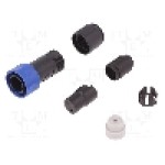 Conector circular, mama, 2 pini, BULGIN - PXP4010/02S/3035