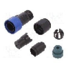 Conector circular, mama, 2 pini, BULGIN - PXP4010/02S/4045