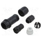 Conector circular, mama, 2 pini, BULGIN - PXP4011/02S/3035