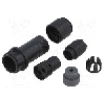 Conector circular, mama, 2 pini, BULGIN - PXP4011/02S/3540