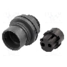 Conector circular, mama, 2 pini, BULGIN - PXP6012/02S/CR