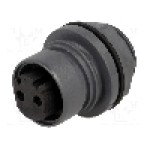 Conector circular, mama, 2 pini, BULGIN - PXP6012/02S/ST