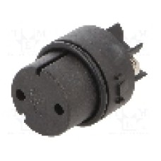 Conector circular, mama, 2 pini, BULGIN - SA3319