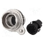 Conector circular, mama, 32 pini, BULGIN - PXM7012/32S/CR