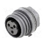 Conector circular, mama, 3 pini, BULGIN - EXP-0931/03/S Conector circular, mama, 3 pini, BULGIN - EXP-0931/03/S