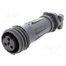 Conector circular, mama, 3 pini, BULGIN - EXP-A921/03/S