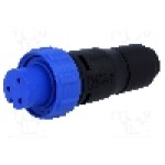 Conector circular, mama, 3 pini, BULGIN - PX0410/03S/5560