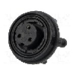 Conector circular, mama, 3 pini, BULGIN - PX0730/S