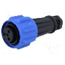 Conector circular, mama, 3 pini, BULGIN - PX0911/03/S