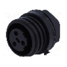 Conector circular, mama, 3 pini, BULGIN - PX0931/03/S