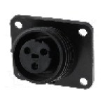 Conector circular, mama, 3 pini, BULGIN - PX0941/03/S Conector circular, mama, 3 pini, BULGIN - PX0941/03/S