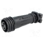 Conector circular, mama, 3 pini, BULGIN - PXA921/03/S Conector circular, mama, 3 pini, BULGIN - PXA921/03/S