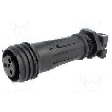 Conector circular, mama, 3 pini, BULGIN - PXA921/03/S