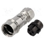 Conector circular, mama, 3 pini, BULGIN - PXM6011/03S/CR/0507