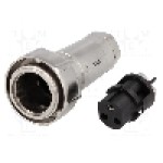 Conector circular, mama, 3 pini, BULGIN - PXM7010/03S/ST/1315/SN Conector circular, mama, 3 pini, BULGIN - PXM7010/03S/ST/1315/SN