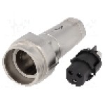 Conector circular, mama, 3 pini, BULGIN - PXM7011/03S/ST/1315/SN