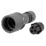 Conector circular, mama, 3 pini, BULGIN - PXP6010/03S/CR/0507