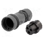 Conector circular, mama, 3 pini, BULGIN - PXP6011/03S/CR/0507
