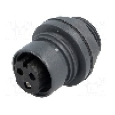 Conector circular, mama, 3 pini, BULGIN - PXP6012/03S/ST