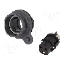 Conector circular, mama, 3 pini, BULGIN - PXP7012/03S/ST
